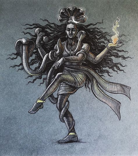 Shiva Nataraja, Shiva Sketch, Ancient History Facts, Shiva Tattoo Design, Pictures Of Shiva, Awesome Artwork, Har Mahadev, Lord Ganesha Paintings, Ganesh Art