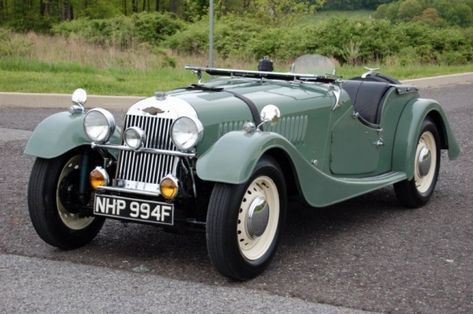 1953 Morgan Plus Four Roadster / "Flat Rad" Morgan Roadster, Morgan 4, Morgan Motors, Morgan Cars, British Sports, British Sports Cars, Classic Motors, Old Classic Cars, European Cars