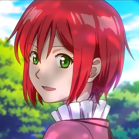 Snow White With The Red Hair Shirayuki, Shirayuki Icon, Anime Snow, Shirayuki Hime, Black Lagoon Anime, Anime Red Hair, Akagami No Shirayuki, Sky Anime, Snow White With The Red Hair