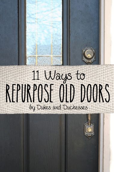 11 ways to repurpose old doors Upcycle Repurpose, Christmas Lantern, Doors Repurposed, Repurposed Items, Old Windows, Upcycle Recycle, Old Door, Old Doors, Easy Craft