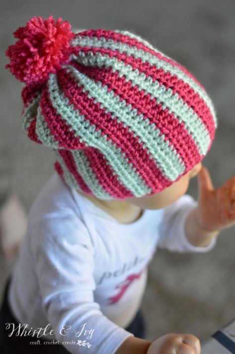 Crochet Headwear, Crochet Baby Cap, Crochet Baby Projects, Crochet Baby Beanie, Crochet Baby Hat Patterns, Diy Baby Clothes, Baby Hat Patterns, Easy Crochet Baby, Cap Patterns