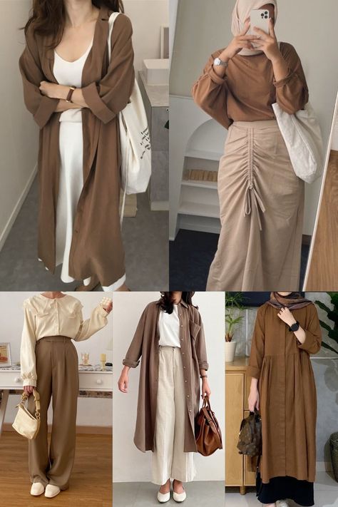 Mix And Match Outfits Hijab Casual, Mix And Match Outfits Hijab, Modest Casual Outfits, Muslimah Outfit, Mode Costume, Muslim Fashion Hijab Outfits, Fashion Top Outfits, Hijabi Fashion Casual, Hijabi Outfits Casual