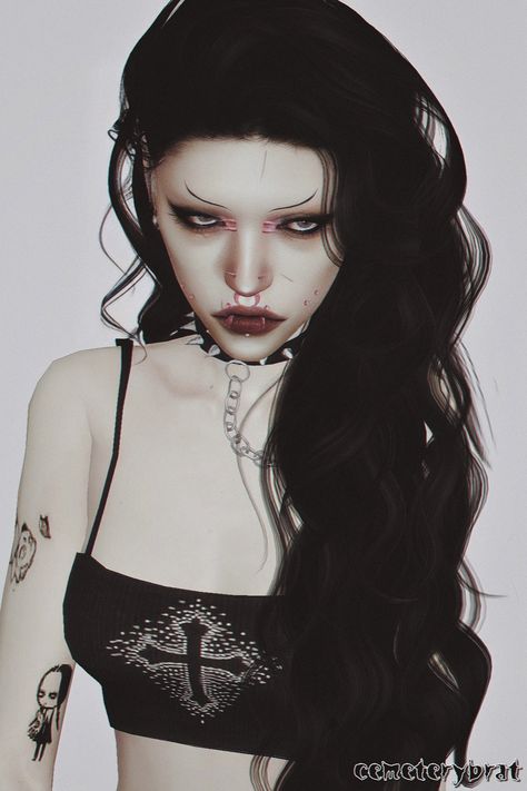 ⋆౨ৎ˚⟡˖ ࣪ — ANGEL PIERCINGS ☠︎ Sims 4 Pierce The Veil, Sims 4 Gothic Makeup Cc, Sims 4 Piercing Cc, Angel Bites Piercing, Angel Bites, Sims 4 Piercings, Sims 4 Tsr, Makeup Cc, Face Piercings