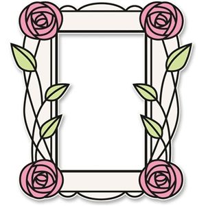 Silhouette Design Store - View Design #14541: mackintosh frame Hur Man Ritar Blommor, Craftsman Style Decor, Mackintosh Design, Mackintosh Rose, Silhouette Online Store, Charles Rennie Mackintosh, Rennie Mackintosh, Glasgow School Of Art, Arts Crafts Style