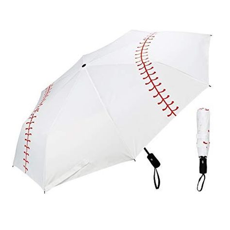 Gifts For Baseball Lovers, Travel Baseball, Baseball Decor, Baseball Stitch, Travel Umbrella, Travel Sports, Rain Umbrella, Baseball Design, Baseball Gifts