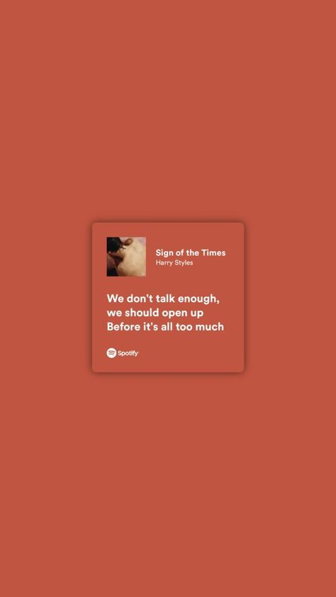 #spotify #lyrics #spotifylyrics#playlist #song #music #harrystyles Sign Of The Times Harry Styles, Sign Of The Times, We Dont Talk, Spotify Lyrics, The Times, Your Story, Song Lyrics, Harry Styles, Songs