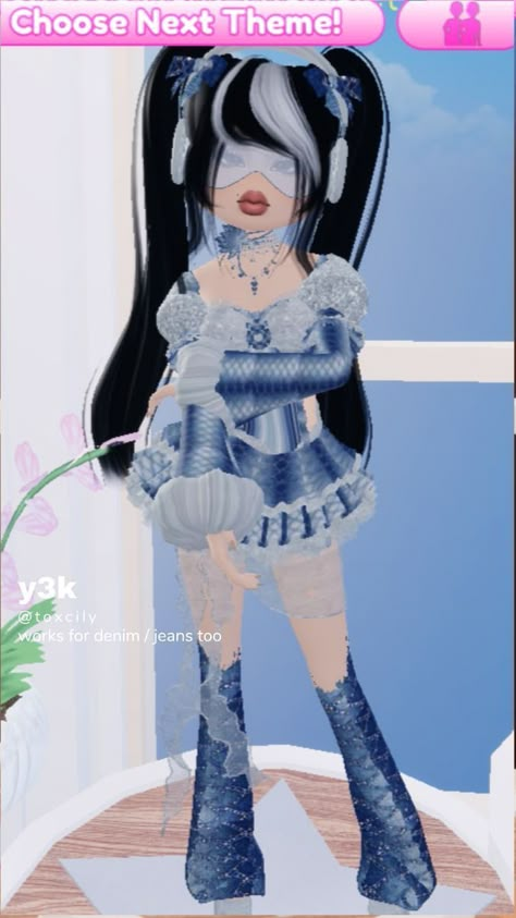 Dti Roblox Theme Y3k, Dress To Impress Outfits Roblox Game Theme Douyin, Dti Roblox Cyberpunk Theme, Dti Roblox Outfits Sci Fi, Meme Dress To Impress Theme Outfit, Y3k Dress To Impress Roblox Game, Y3k Dti Outfits, Dti Outfit Theme Y3k, Dress To Impress Roblox Game Outfits Futuristic Elegance