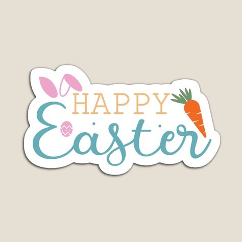 Egg Sticker, Easter Cake Toppers, Easter Quotes, To Express Your Feelings, Happy Stickers, Easter Stickers, Easter Cake, Express Your Feelings, Bullet Journal Stickers