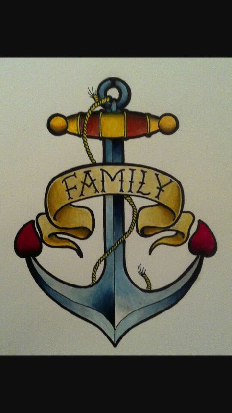 Family Tattoo Traditional Sleeve, Edinburgh Tattoo, Old Scool, Anker Tattoo, Sign Tattoo, Traditional Sleeve, Tattoo Old School, Tattoo Magazine, Traditional Tattoo Sleeve