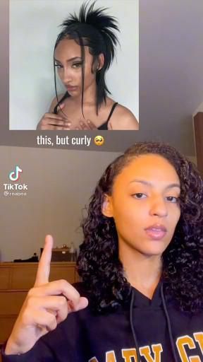 Hair Styles Curly Hair, Styles Curly Hair, Hair Styles Curly, Mixed Curly Hair, Curly Hair Videos, Cute Curly Hairstyles, Curly Hair Styles Easy, Natural Curls Hairstyles, Hairdos For Curly Hair