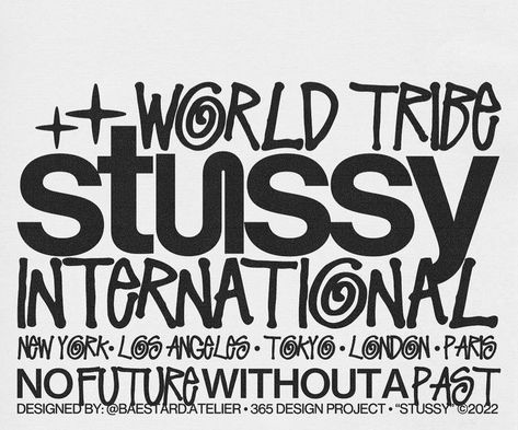 Stussy Logo Design, Stussy Font, Stussy Design, Stussy Poster, Modern Graphic Design Trends, Stussy Logo, Desain Editorial, Geometrical Shapes, Graphic Design Fonts