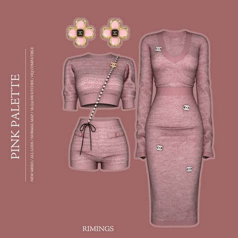 Sims 4 Sexuality Cc, Sims 4 Chanel Cc, Sims Collection, Pink Princess Room, Sims4 Clothing, Cc Clothing, Sims 4 Tsr, Cc Sims4, Sims Clothes