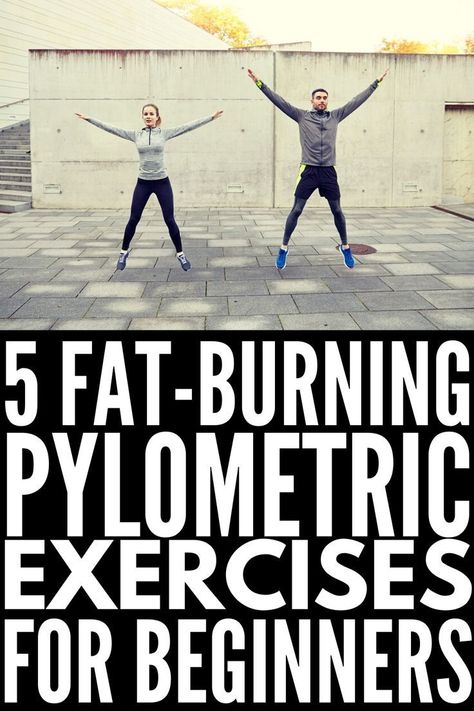 These fat burning plyometric exercises for beginners will help you boost your power speed and endurance while also bur... Plyometric Exercises, Explosive Workouts, Exercises For Beginners, Cross Training Workouts, Burning Calories, Plyometric Workout, Cardio Workout At Home, Bone Strength, Hiit Workouts