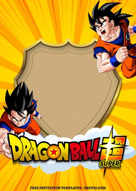 Download 8+ Epic Dragonball Z Canva Birthday Invitation Templates Thinking of planning Dragon Ball Z themed party? Read on this post for unbelievable party hacks. Every single of you deserve the best tips!           Drago... Z Drawing, Dragon Birthday, Goku Super, Party Hacks, Computer Animation, Birthday Template, Birthday Invitations Kids, Mario Bros, Themed Party