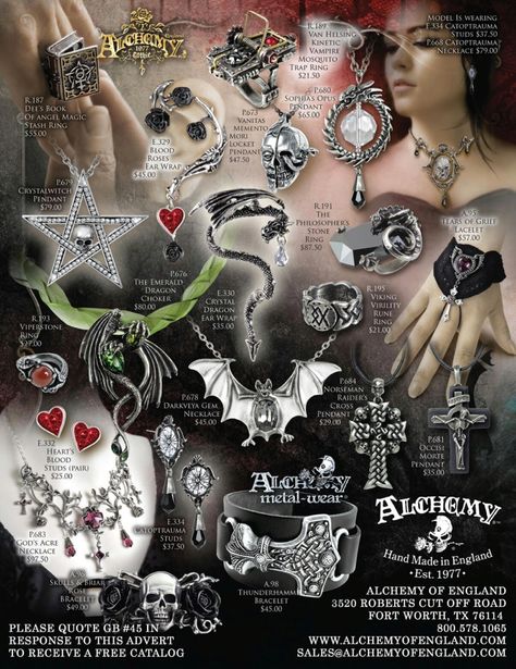 #goth #magazine #accessories Gothic Fashion Magazine, Goth Fashion Magazine, Vkei Jewellery, Goth Mood Board, Junk Punk, Goth Magazine, Nana Fashion, 90s Mall Goth, Scene Punk