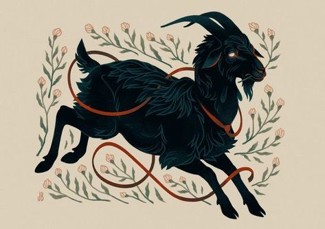 Black Phillip, Black Goat, Goat Art, Occult Art, The Witcher, Animal Illustration, Dark Art, Animal Drawings, Animal Art