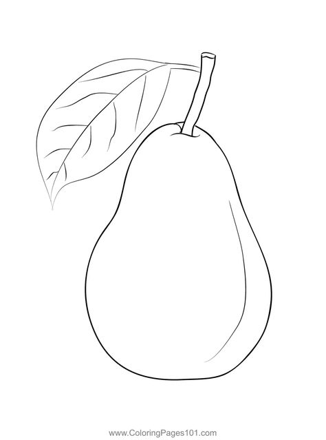 Pears 2 Coloring Page for Kids - Free Pear Printable Coloring Pages Online for Kids - ColoringPages101.com | Coloring Pages for Kids Autumn Crafts, Free Kids, Printable Coloring Pages, Printable Coloring, Coloring Pages For Kids, Coloring Page, Free Printable, Free Printables, Paint Colors