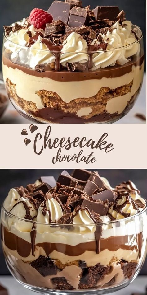 Oreo Cookie Trifle Dessert, Bailey Chocolate Cheesecake Trifle, Bailey’s Chocolate Cheesecake Trifle, Baileys Cheesecake Trifle, Triffle Desserts Cups, Baileys Chocolate Cheesecake Trifle, Baileys Trifle Recipes, Thanksgiving Trifle Desserts, Best Trifle Recipes