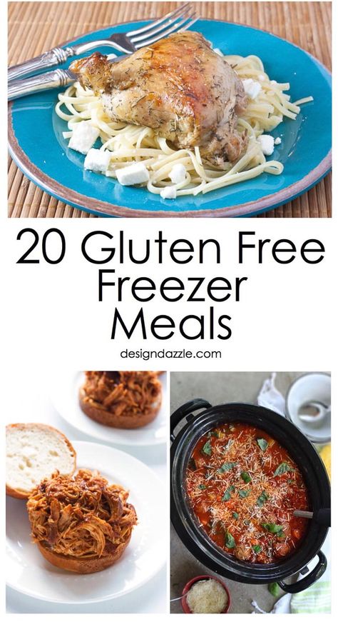 Gluten Free Freezer Meals, Recipes Gluten Free, Easy Freezer Meals, Gluten Free Recipe, Gluten Free Pancakes, Free Meal Plans, Gluten Free Dairy Free Recipes, Gluten Free Dinner, Gluten Free Recipes Easy