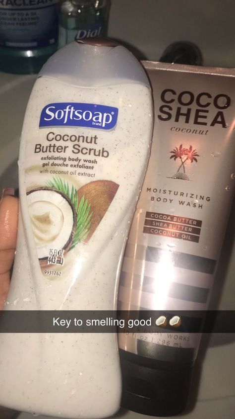 pinterest: @TRUUBEAUTYS���💧 Exfoliating Body Wash, Diy Kosmetik, Baking Soda Shampoo, Coconut Butter, Hair And Beauty, Body Care Routine, Body Exfoliator, Moisturizing Body Wash, Healthy Skin Care