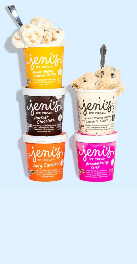 American Ice Cream, Jeni's Ice Cream, Almond Brittle, Ice Cream Companies, Butterscotch Sauce, Gift Delivery, Best Ice Cream, Chocolate Donuts, Make Ice Cream