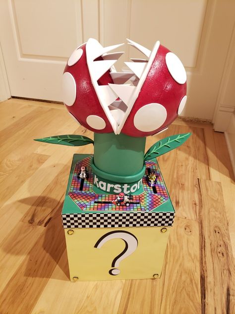 Mario Kart Valentines Day Boxes, Mario Valentines Boxes, Diy Valentines Box, Crazy Hat, Valentine Boxes, Valentines Box, Crazy Hat Day, Valentine Day Boxes, Hat Day