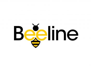 Beeline Logo Design Honey Logo Design Creative, Bee Logo Design Creative, Bee Logo Ideas, Honey Bee Logo, Bee Logo Design, Own Logo Design, See Logo, Logo Bee, Bee Icon