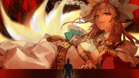 Amaterasu (Fate/Extra & Fate/Extra CCC) Lancer Of Black, Japanese Myth, Tamamo No Mae, Fate Extra, Shirou Emiya, Minor Character, Beltane, Type Moon, Weird Creatures