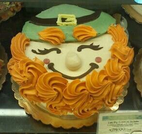 *St. Patrick's Day Leprechaun Cake Art at Whole Foods in Richmond, Va. 3-10-15 *CJW* Leprechaun Cake, St Patricks Food, St Patricks Day Cakes, St Patrick's Day Cookies, St Patricks Day Food, Cupcake Shops, Saint Patties, Cake Decorating Designs, New Cake