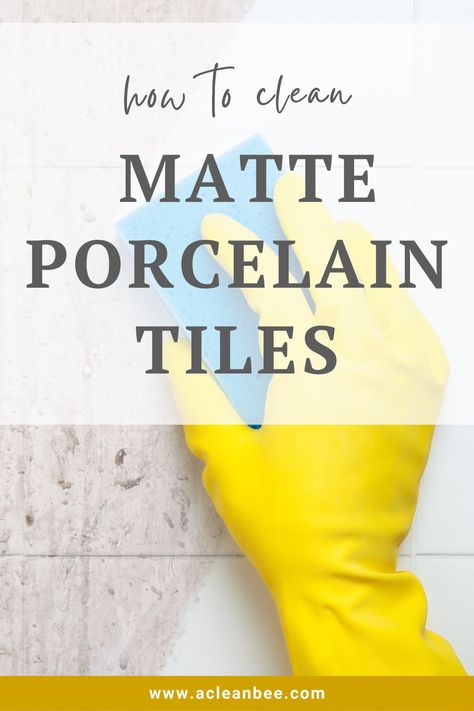 Cleaning Porcelain Tile, Cleaning Bathroom Tiles, Matte Tiles, Bathroom Tile Diy, Remove Rust Stains, Tile Stained, White Porcelain Tile, Subway Tiles Bathroom, Remove Rust