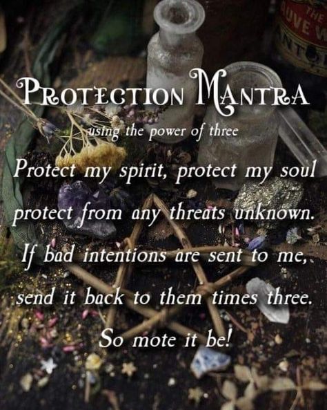 Protection Mantra, Karma Spell, Banishing Spell, Witchcraft Spells For Beginners, Old Souls, Good Luck Spells, Spells For Beginners, Witch Quotes, Easy Spells