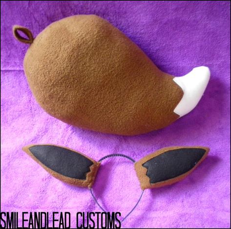 Eevee Costume Diy, Eevee Costume, Cute Eevee, Purim Ideas, Ears And Tail Set, Pokemon Fashion, Tail And Ears, Awesome Costumes, Pokemon Costumes