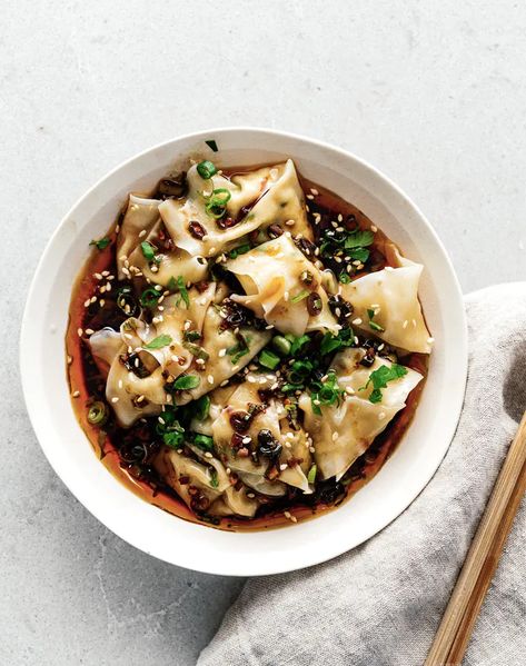 19 of The Best Tofu Recipes - Purewow Tofu Wontons, Best Tofu Recipes, Best Tofu, Wonton Recipes, Chinese Food Recipes, Wontons, Tofu Recipes, Tempeh, Chinese Food