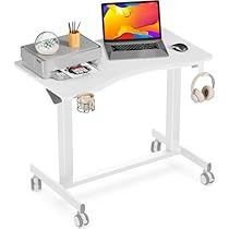 Rolling Standing Desk, Small Standing Desk, Portable Standing Desk, Mobile Standing Desk, Rolling Desk, Friends Apartment, Mobile Desk, Pillar Design, Portable Desk