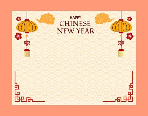 Free vector chinese new year celebration... | Free Vector #Freepik #freevector #chinese-new-year-2023 #chinese-new-year-rabbit #chinese-new-year #chinese-rabbit New Year Gift Card, Chinese Rabbit, Chinese New Year Celebration, Chinese New Year Gift, Chinese New Year Card, Gift Card Template, Happy Chinese New Year, Apa Aja, New Year Gift