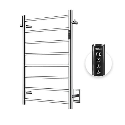 PRICES MAY VARY. Large Capacity&Sturdy: The Towel warmer is about 32'' tall x 22'' wide and have 10 bars, can hold up to 55 lbs of clothes. Our heated towel rack is made of high quality 304 stainless steel, which has the advantages of anti fingerprint and easy cleaning. Waterproof ipx4. Fast Heating&6 Levels of tempering: Heating Power: 160W. The towel warmer rack is better for warming clothes and keeps a proper and stable temperature between 104-158°F. With no more than 30 minutes can the rack Towel Warmer Rack, Rack For Bathroom, Heated Towel Rack, Bar Rack, Primary Bathroom, Bath Ideas, Towel Rack Bathroom, Towel Warmer, Heated Towel Rail