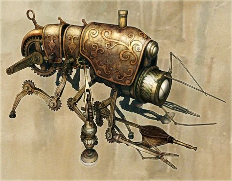 Steampunk Games, Steampunk Robots, Steampunk Illustration, Steampunk Robot, Steampunk Vehicle, Steampunk Artwork, Style Steampunk, Arte Robot, Digital Art Gallery