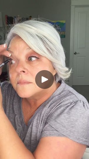 9.3K views · 124 reactions | #makeupmistakes #howtolookyounger #maturemakeup #makeuptips | By Kalondiacasey | These are my top tips for
looking younger. One side of my face is going to look much
older by the end of this video. Look how this eye shadow goes
in a downward motion. You always want to go up or to the
side. That's what keeps us looking young as we start the
aging process. When you take that darker eye shadow color
and you go right into that crease. It closes off your eyes
and makes you look so much older. Instead, go in a
sideways V on the outside corner and are going to look so
much younger. Look at how you are not to use your blending
brush. Take it on the outside edge and blend that way. Then
do not use heavy glitter on that movable eyelid. It just
weighs your eyelid down. In Looking Younger, Shadow Color, Makeup Mistakes, Blending Brush, Dark Eyes, Aging Process, Makeup Tutorials, Eyebrow Makeup, Look Younger