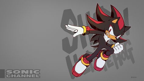 Shadow the Hedgehog Gets Serious in September 2023 Sonic Wallpaper - Sonic - Sonic Stadium Male Red Eyes, Sonic Channel, Sonic Wallpaper, Shadow Theme, Text Wallpaper, The Hedgehog Sonic, Art Shadow, Cartoon Video Games, Dragon Series