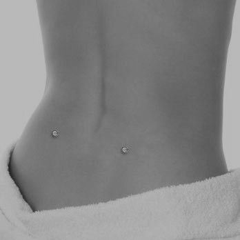 Lower Back Piercings, Back Piercings Dimples, Lower Back Dermal Piercing, Back Dermals, Dimple Piercings, Back Dermal Piercing, Back Dimple, Back Dimple Piercings, Back Piercing