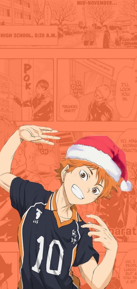 Anime Xmas Wallpaper, Haikyuu Christmas Wallpaper, New Year's Eve Wallpaper, Haikyuu Wallpapers, Xmas Wallpaper, Haikyuu Wallpaper, Haikyu!!, Christmas Wallpaper, Jingle Bells