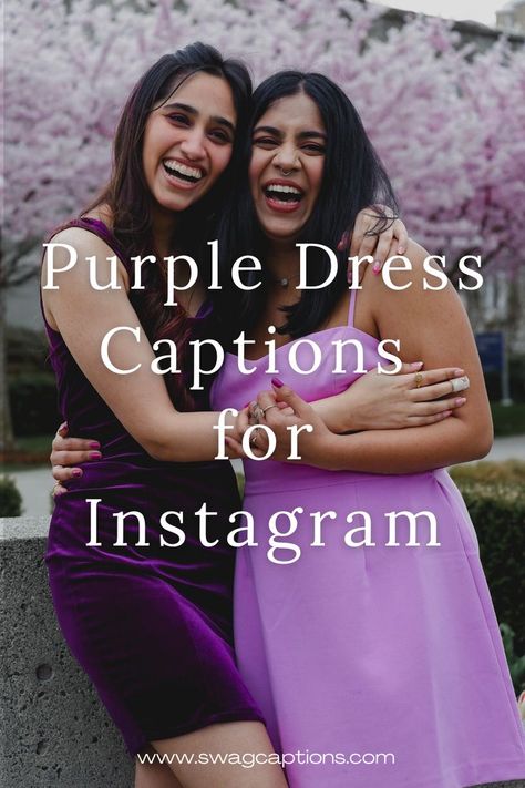 Looking for the perfect caption to pair with your stunning purple outfit? We've got you covered! These captions and quotes will add a touch of elegance and charm to your Instagram posts. Whether you're rocking a lavender dress or a deep violet ensemble, these captions will make your purple outfit shine! #PurpleDress #PurpleOutfit #Fashionista #OOTD #DressToImpress #PurpleVibes #OutfitGoals #PurpleLove #DressUp #CaptionsForInstagram #FashionQuotes #PurpleQuotes #FashionBloggers Pictures To Post On Instagram, Lavender Quotes, Purple Dress Outfits, Outfit Captions, Dress Captions, Lavender Outfit, Dress Quotes, To Post On Instagram, Purple Quotes