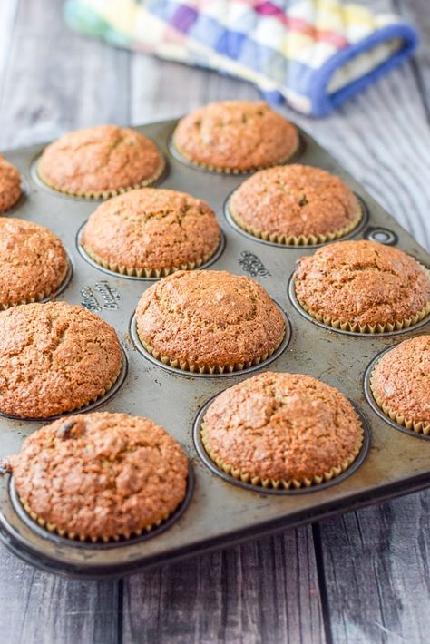 rousing raisin oat bran muffins fresh out of the oven Oat Bran Muffin Recipe, Oat Bran Muffins, Free Kiss, Bran Muffin Recipes, Kiss Goodbye, Oat Bran, Bran Muffins, Chewy Sugar Cookies, Homemade Muffins