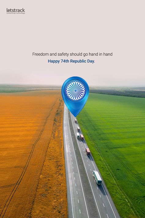 Safety is something that should not be compromised. Be safe and Install Letstrack’s GPS security in your vehicle. Happy Republic Day. #republicday #happyrepublicday #74threpublicday 15th August Independence Day Creative Ads Poster, Independence Creative Ads, Independence Day Creative Ideas, Happy Independence Day Creative Ads, Independence Day Ads Creative, Independance Day Creatives, Independence Day Creatives, Independence Day Ads, Car Creative Ads