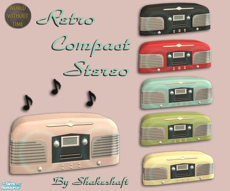 shakeshaft's Retro Compact Stereo Sims Victorian, Cc Clutter, 1970s Interior, Sims 4 Decades Challenge, Sims 4 Cas Mods, Muebles Sims 4 Cc, Sims Building, Sims 4 Dresses, Los Sims