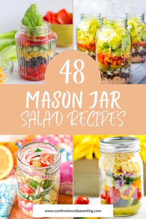 Discover delicious and convenient mason jar salad recipes perfect for meal prep and on-the-go meals. Stay healthy with these easy-to-make salads! Junk Snacks, Jar Salad Recipes, Mason Jar Salads, Mason Jar Recipe, Salad Jar Recipe, Jar Salads, Jar Salad, Greek Chicken Salad, Mason Jar Salad Recipes