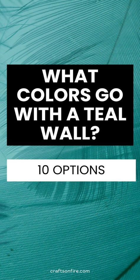 Find the best color curtain to go with teal walls over here.You'll find the best colors that will suit your home perfectly! Teal And Gold Nursery, Teal Painted Walls Bedroom Ideas, Curtains For Teal Walls, Aqua Walls Bedroom, Teal Office Walls, Teal Bathroom Walls, Colors That Go With Turquoise, Bedroom Teal Walls, Teal Color Palette Colour Schemes