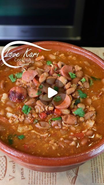 Karina Valladares on Instagram: "Charro Beans Frijoles Charros (Rancheros) Receta Mexicana. Here is my family’s recipe for frijoles charros! Frijoles charros or charro beans, is a traditional pinto bean stew. Use this recipe for your family gatherings or when you want to go all out for parties and events to really make an impression. It's so easy to make 😋 I hope you enjoy this recipe. Please comment down below what recipe you will like to see next. Also, check out our YouTube Channel for more delicious recipes. Link in Bio 😊  FRIJOLES CHARROS INGREDIENTS: ► 6 cups of water ► 1 lb of pinto beans ► 1 tbsp salt ► 1 tbsp oil ► 1/2 of white onion ► 1 chile jalapeño ► 2 roma tomatoes ► 1/2 lb of bacon ► 3 wieners ► 1/2 lb of chorizo ► Bunch of cilantro  #mexico #mexicankitchen #mexicanrecipes Charro Beans With Chorizo, Frijoles Charros Recipe Mexico, Frijoles Puercos Recipe, Frijoles Charros Recipe, Frijoles Rancheros, Charro Beans, Pinto Bean, Chile Jalapeño, Mexican Kitchens