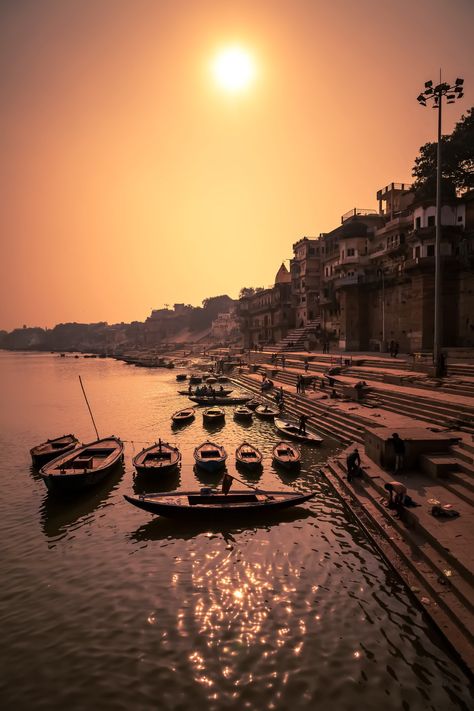 Ghat Photography, Varanasi Ghat Photography, Varanasi Ghat, Nainital, Moonlight Painting, Painting Reference, Cool Breeze, Colonial Architecture, Hill Station