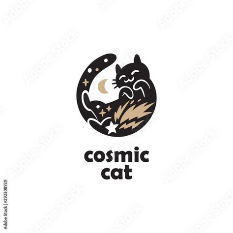 Ideas For Logos, Silhouette Logo Design, Cat Logo Design, Silhouette Logo, Inspiration Logo Design, Bold Logo, Logo Gallery, Logotype Design, Cat Logo